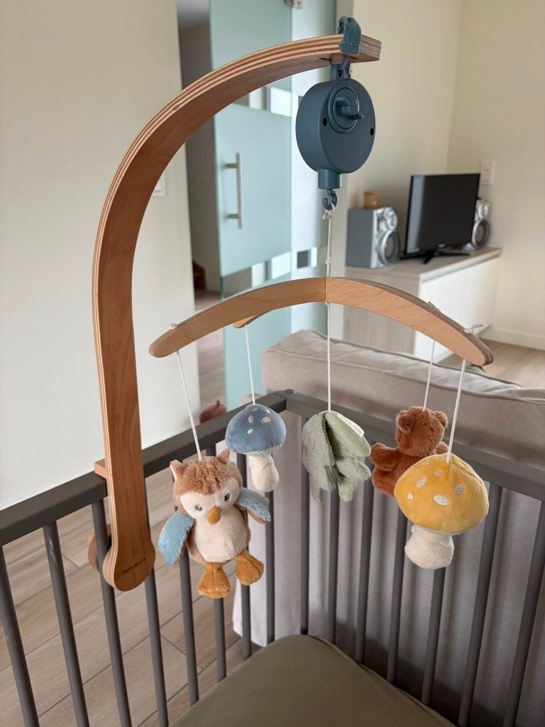 Little Dutch houten muziekmobiel Forest Friends, Kinderen en Baby's, Ophalen of Verzenden, Zo goed als nieuw, Mobiel, Met geluid