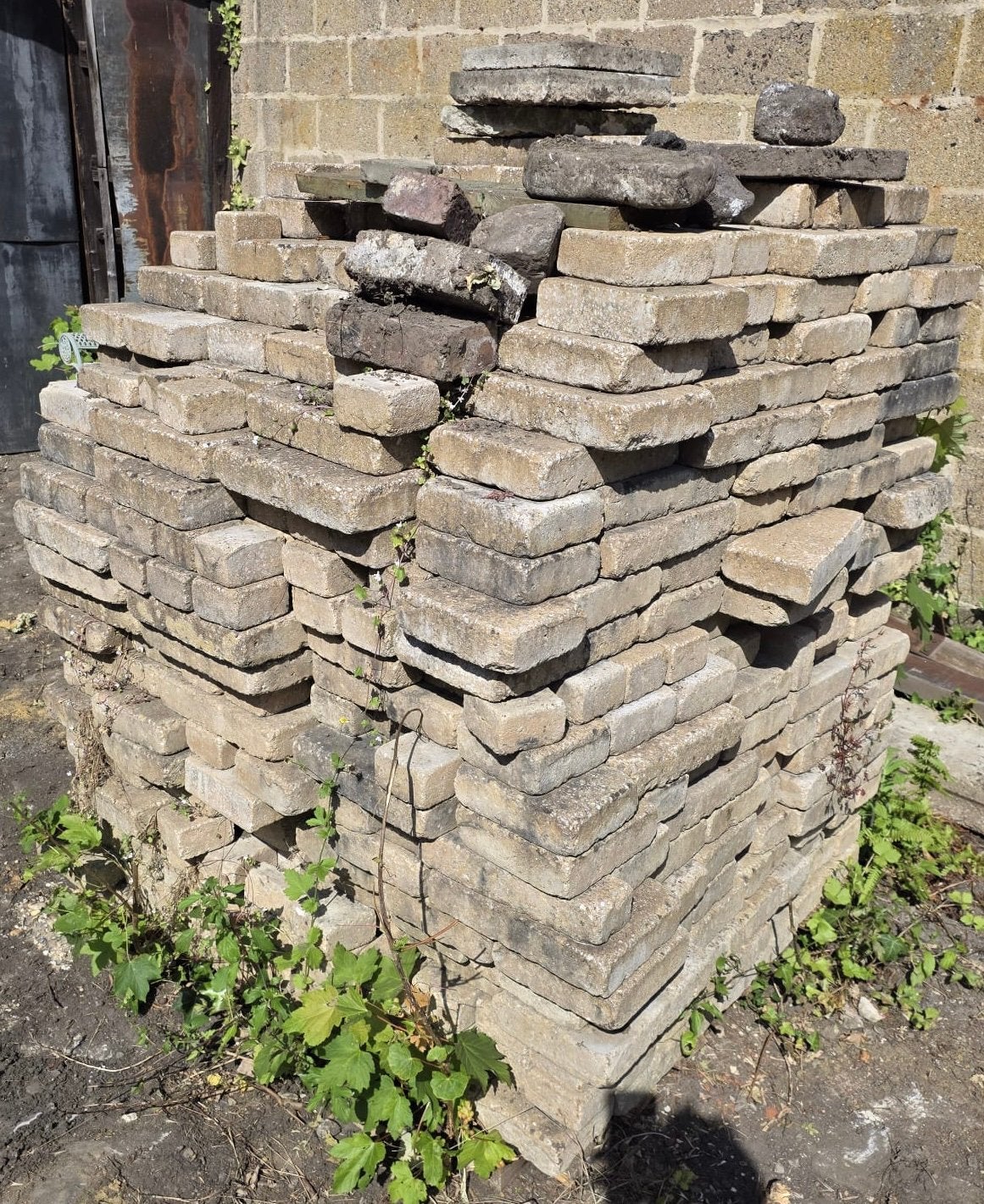 Klinckers, Jardin & Terrasse, Sablée, Utilisé, 5 à 10 m², Briques
