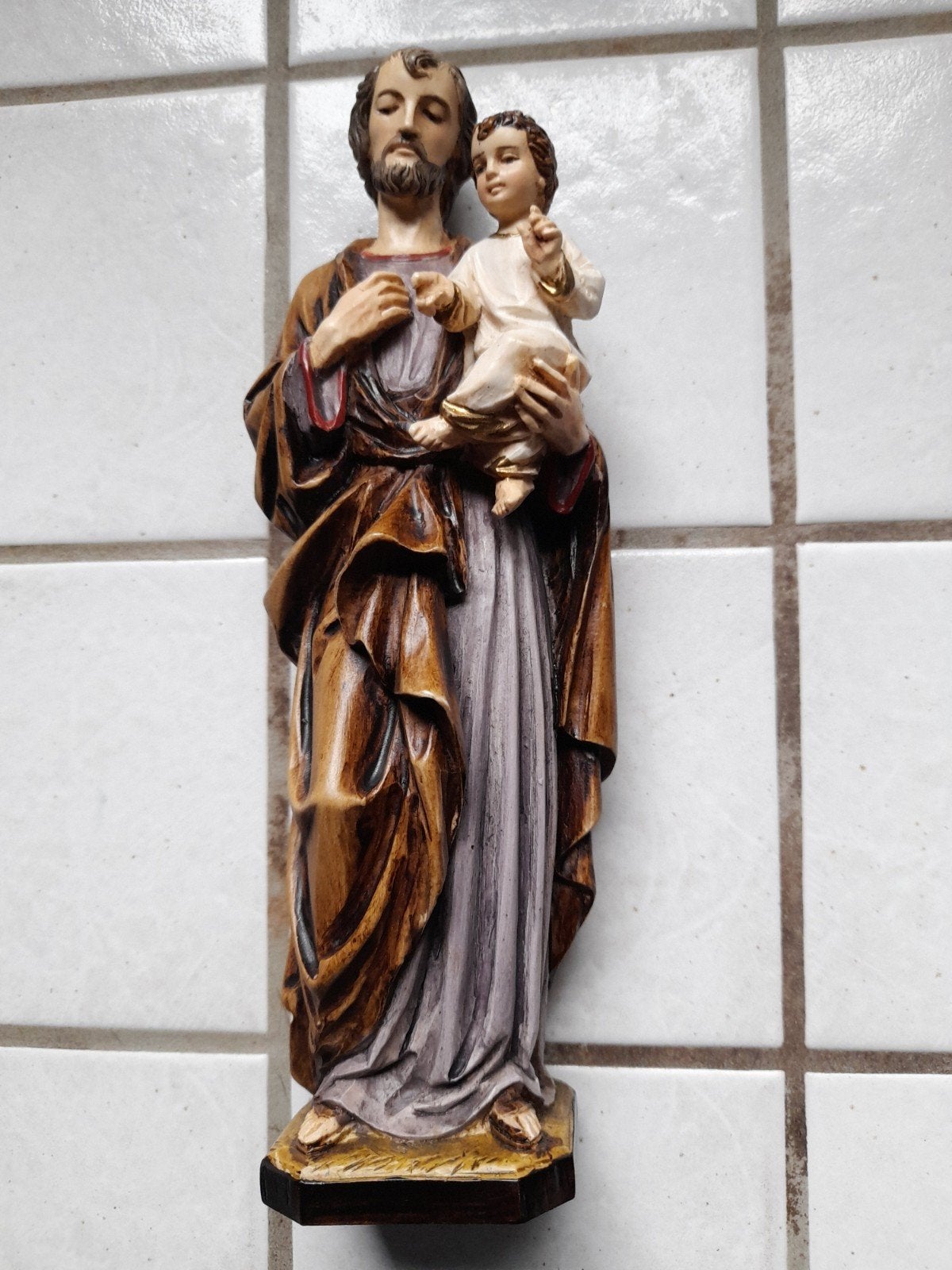 Statue religieuse, bois, parfait état, Antiquités & Art, Enlèvement ou Envoi