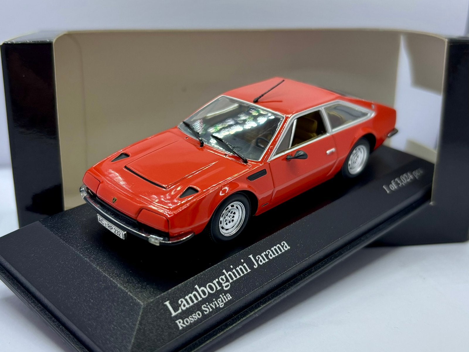 1:43 lamborghini jarama - MINICHAMPS, Hobby & Loisirs créatifs, Enlèvement ou Envoi, Comme neuf, MiniChamps