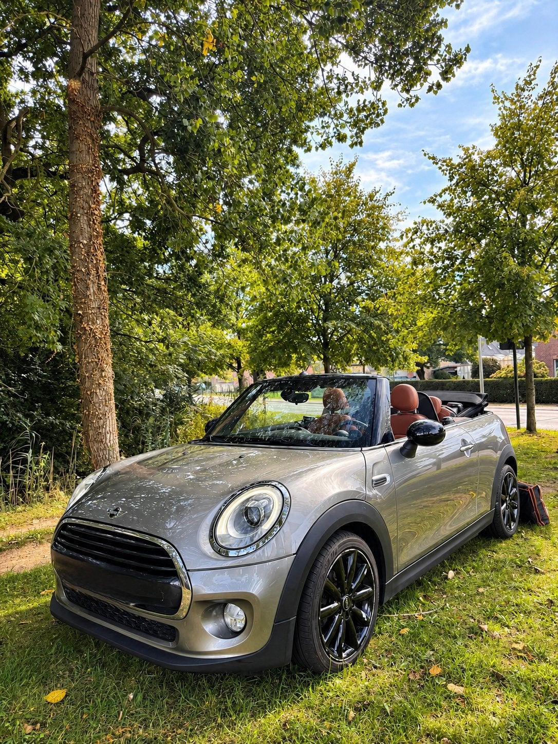 MINI COOPER CABRIO/CUIR COGNAC/DIESEL, Cuir, Argent ou Gris, Achat, Cabriolet