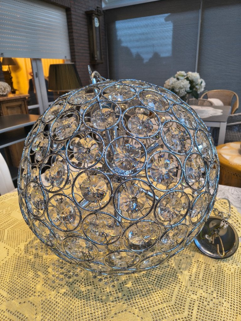 Kroonluchter kristal nieuw, Ophalen, Nieuw, Metaal, Modern