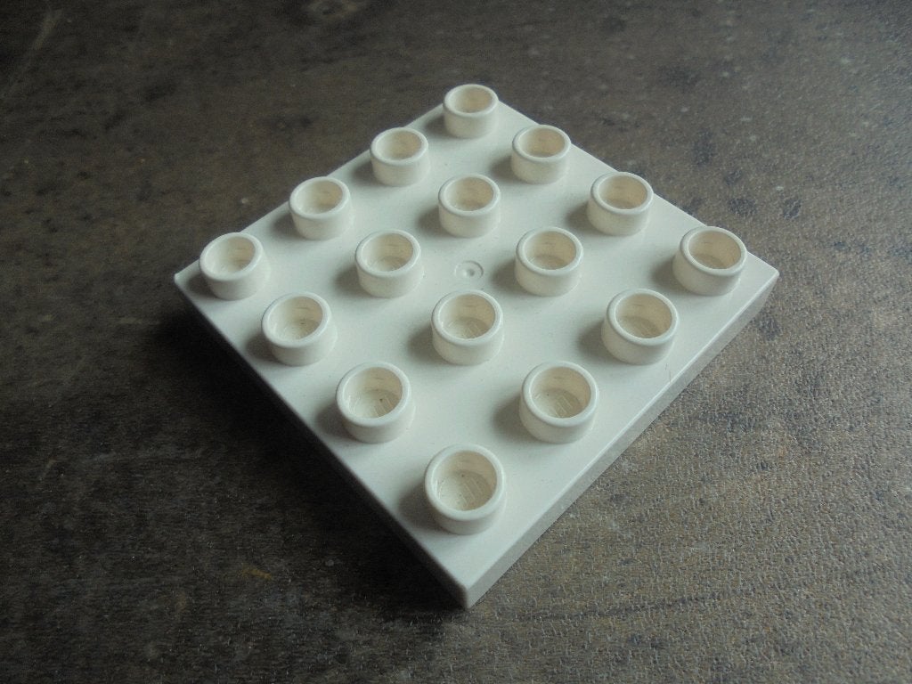 Lego Duplo Baseplate 4x4 (zie foto's) 2, Ophalen of Verzenden, Gebruikt, Losse stenen, Duplo