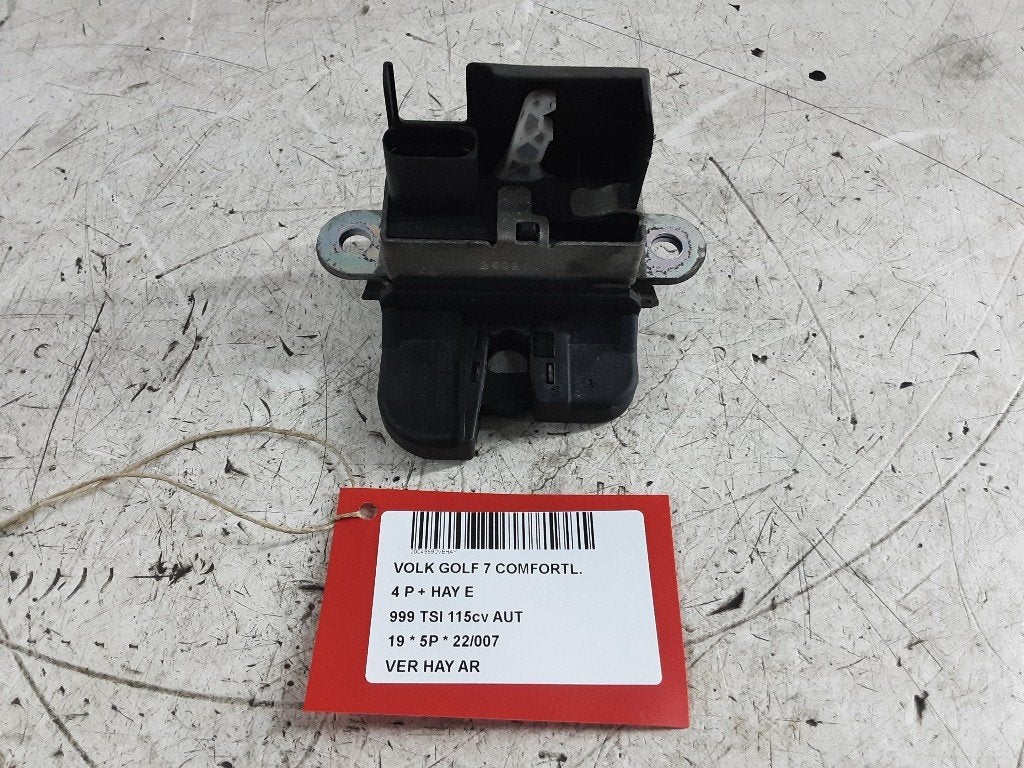 SERRURE COFFRE Volkswagen Golf VII (AUA) (5G6827505B), Volkswagen, Mevr. I. Hauben, Haillon arrière, Utilisé