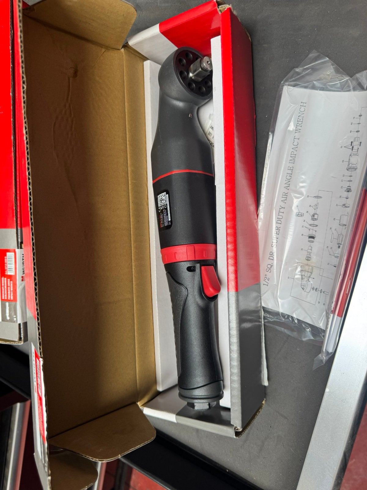 Haakse perslucht slagmoersleutel 1/2 INCH, Auto diversen, Ophalen, Nieuw