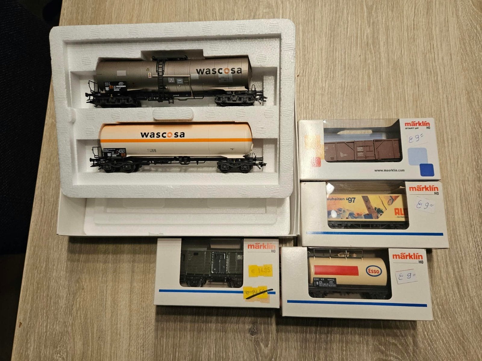 kavel Marklin wagons - opbrengst goed doel!, Hobby & Loisirs créatifs, Enlèvement ou Envoi, Märklin