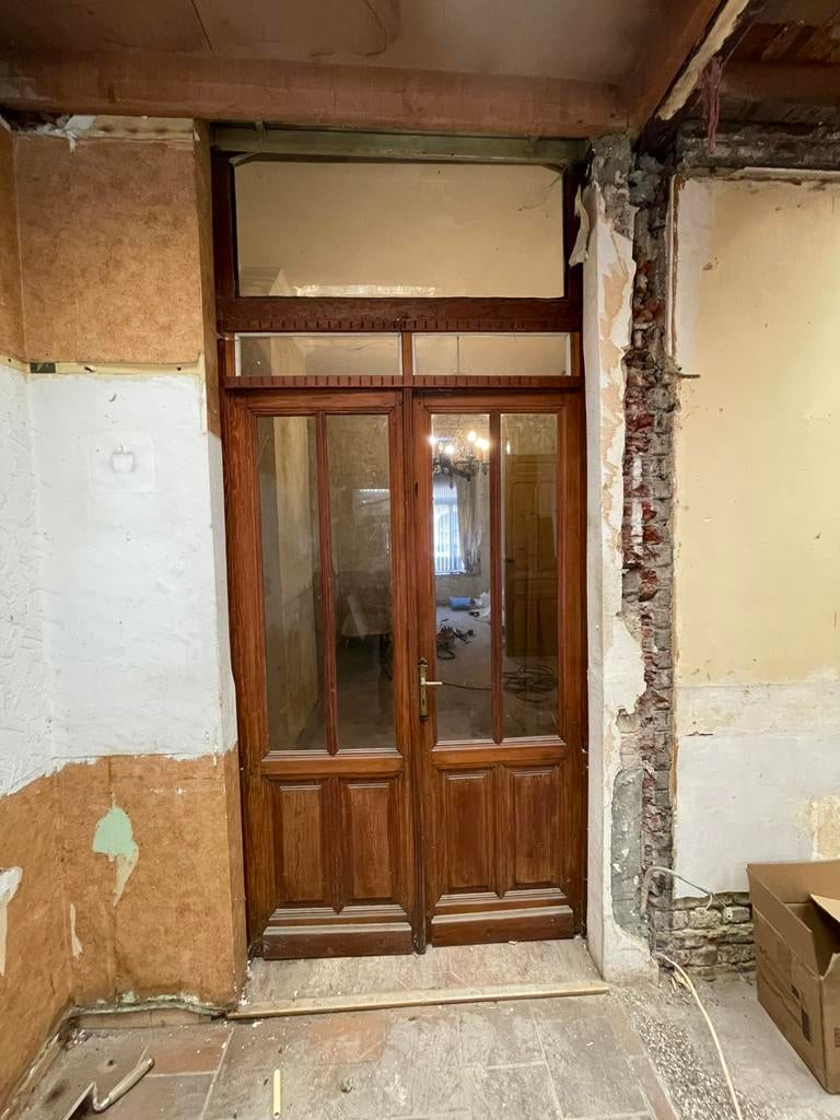 Double porte en bois avec volet, Enlèvement ou Envoi
