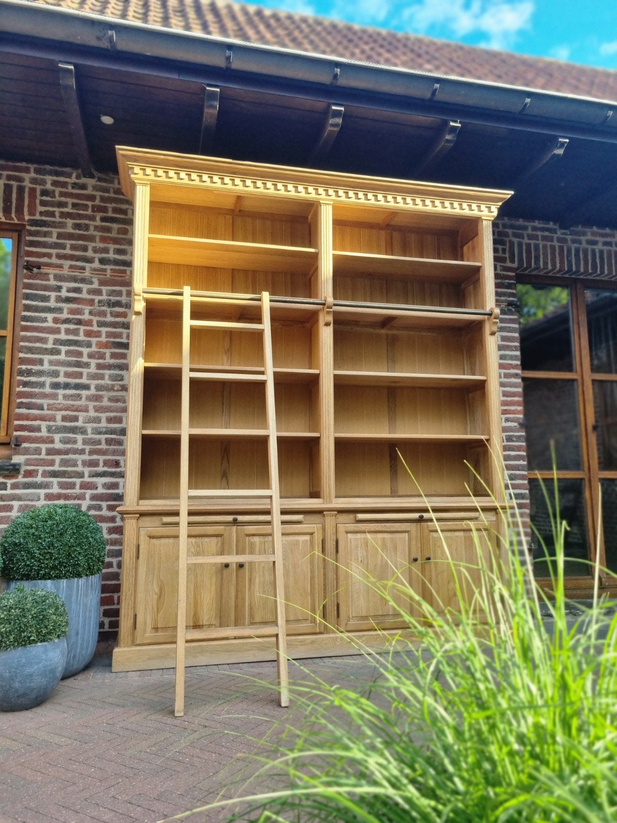 Bibliothèque/meuble de bibliothèque en chêne LIVRAISON GRATU, 25 à 50 cm, Avec tablette(s), 200 cm ou plus, .