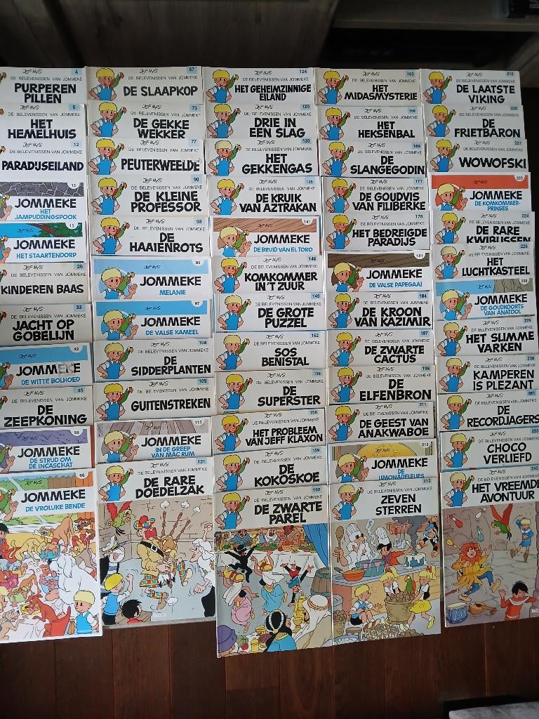 Jommeke, Boeken, Meerdere stripboeken, Ophalen, Gelezen