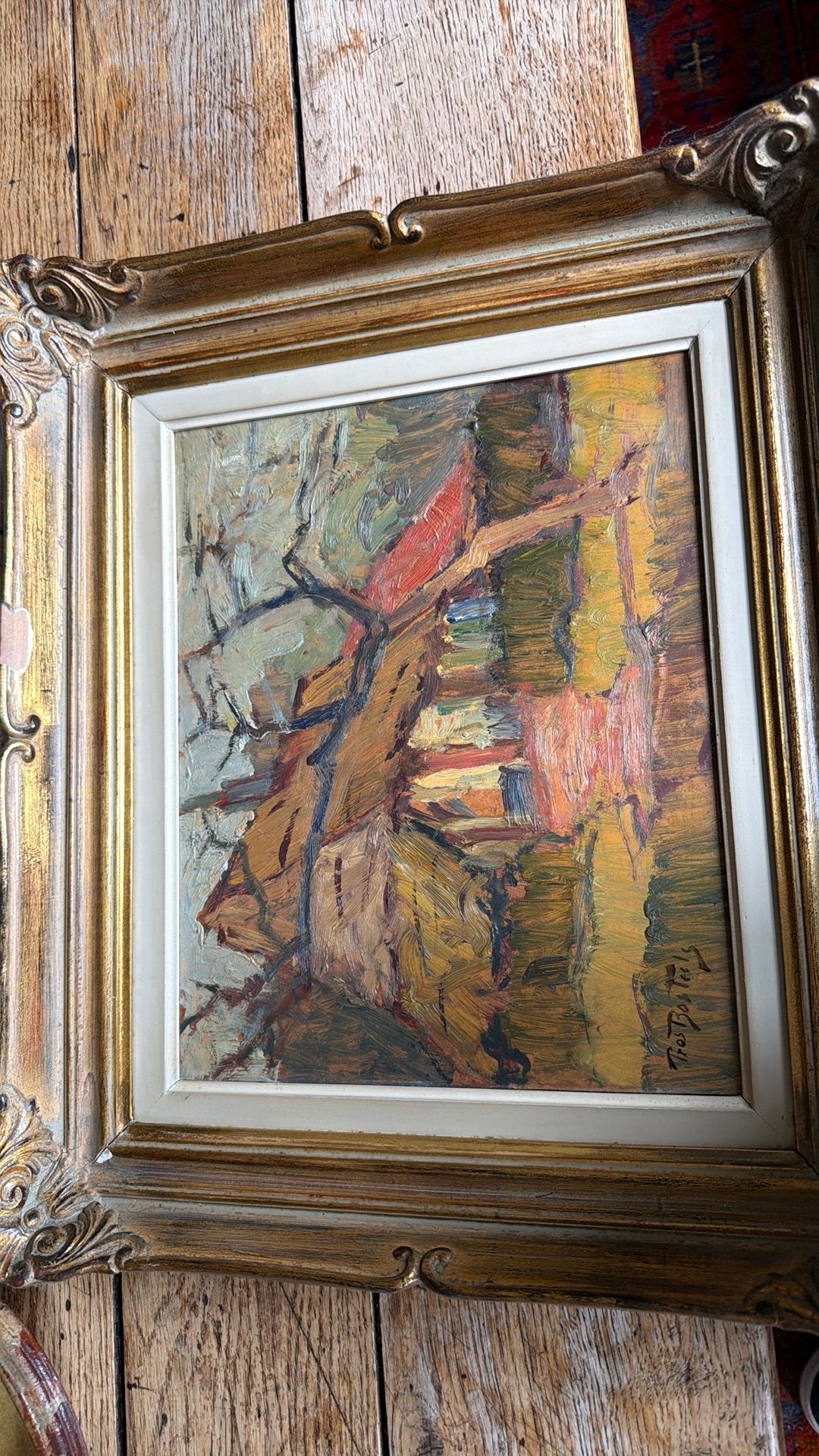 Schilderij Bosteels, Ophalen