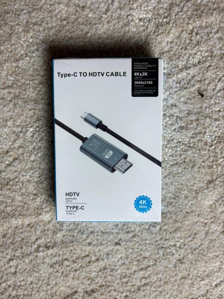 USB C-naar-HDMI-adapter, Ophalen of Verzenden, Nieuw