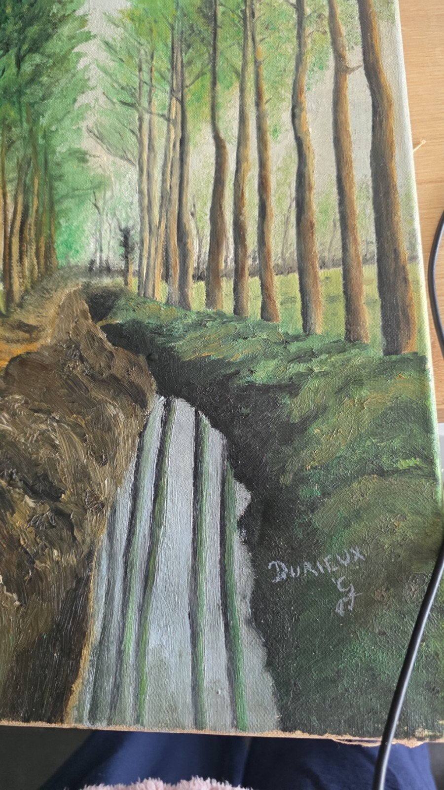 Tableau ancien Huile sur toile, Antiquités & Art, Enlèvement ou Envoi