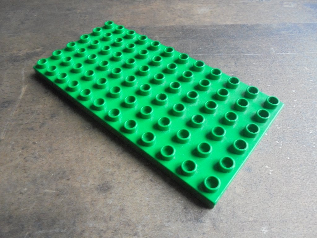 Lego Duplo Baseplate 6x12 (zie foto's) 4, Ophalen of Verzenden, Gebruikt, Losse stenen, Duplo