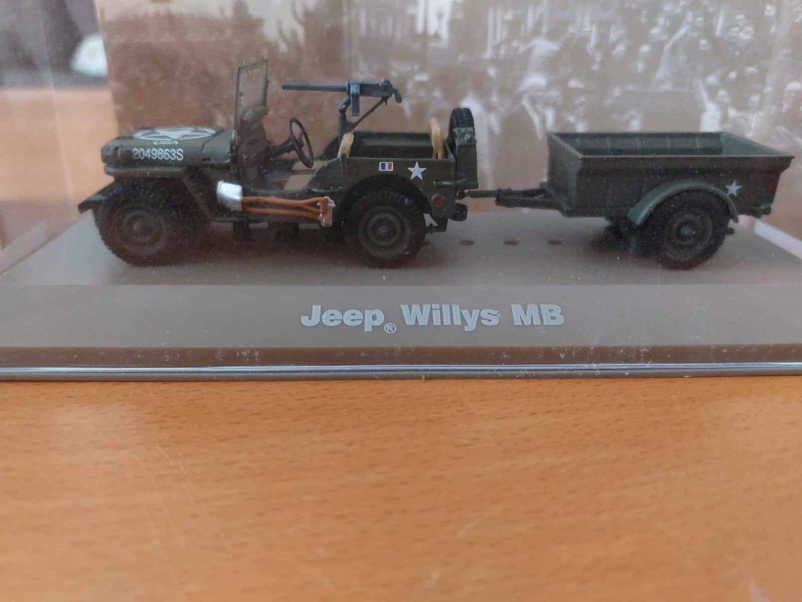 Jeep Willys MB réplique 1/43è, Enlèvement ou Envoi
