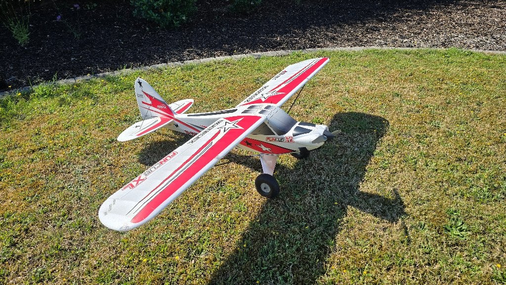 Multiplex Funcub XL full option.. !!, Hobby en Vrije tijd, Modelbouw | Radiografisch | Vliegtuigen, Ophalen, Zo goed als nieuw
