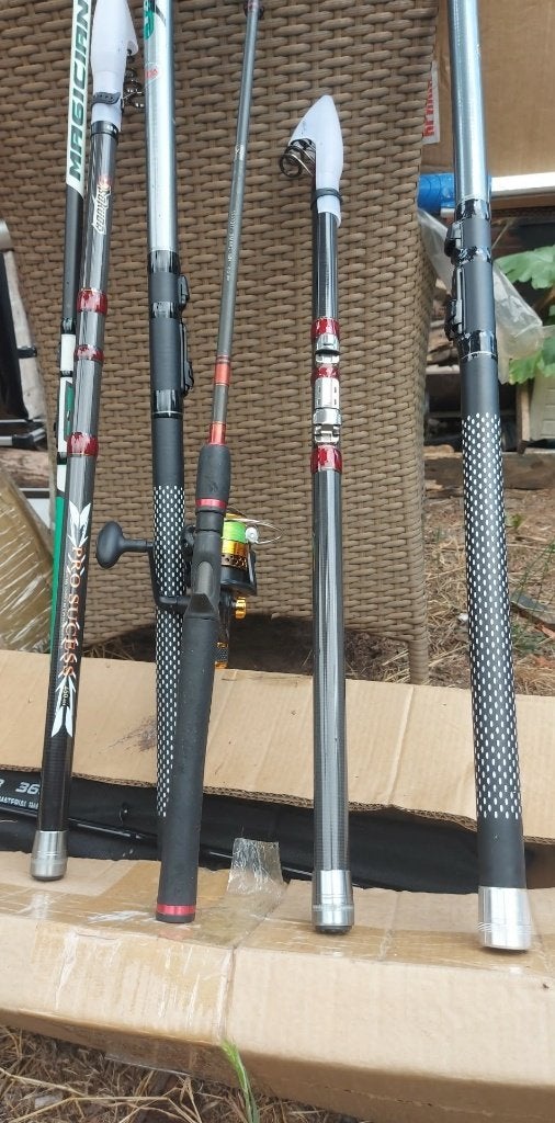 Hengelstokken voor de zee, rivier, kanaal, Sports nautiques & Bateaux, Enlèvement ou Envoi