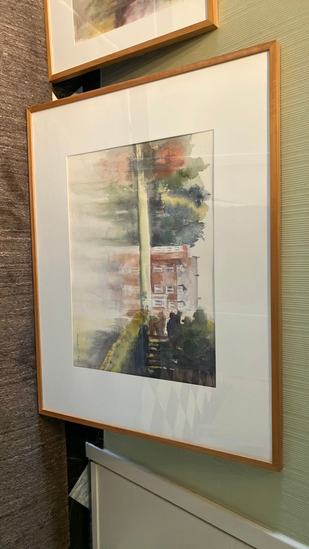 Aquarel Pascal van der Veken 80x100, Antiek en Kunst, Ophalen