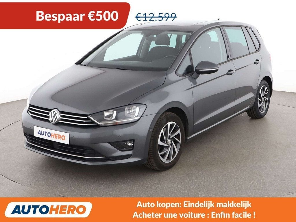 Volkswagen Golf Sportsvan 1.4 TSI Sound BlueMotion Tech, Auto's, Voorwielaandrijving, Stof, Gebruikt, Zwart