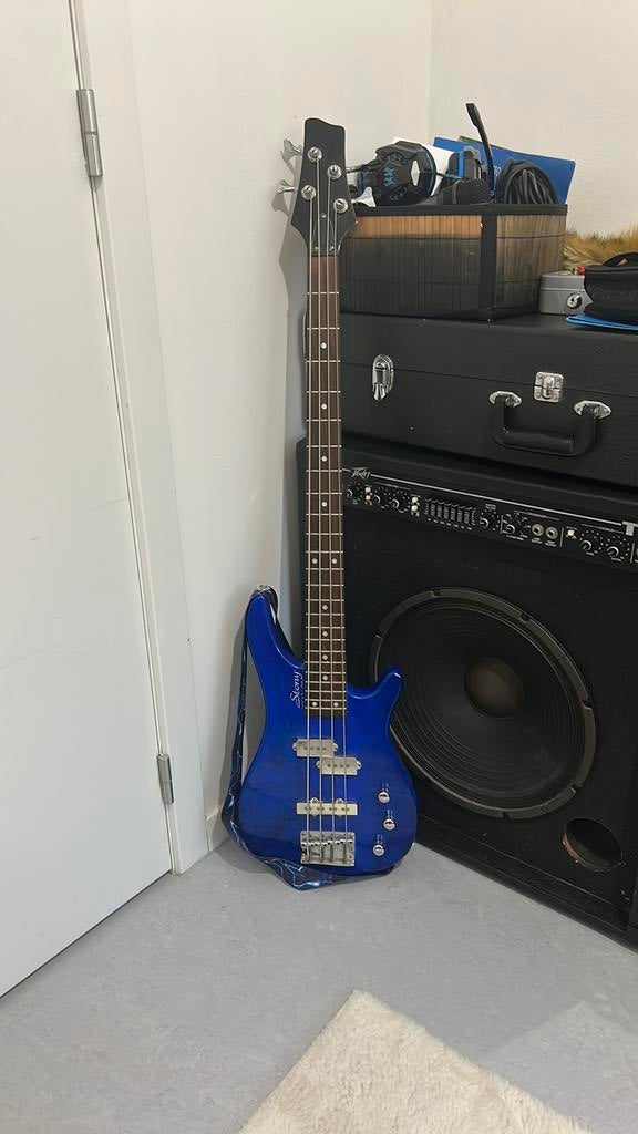 Elektrische basgitaar – ideaal voor beginners (P-bass stijl), Muziek en Instrumenten, Ophalen, Zo goed als nieuw, Basgitaar