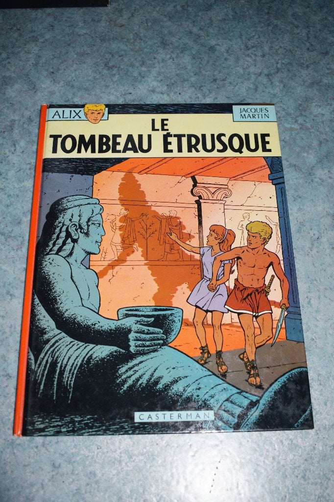 BD alix bande dessinée le tombeau etrusque 1969, Enlèvement ou Envoi, Comme neuf