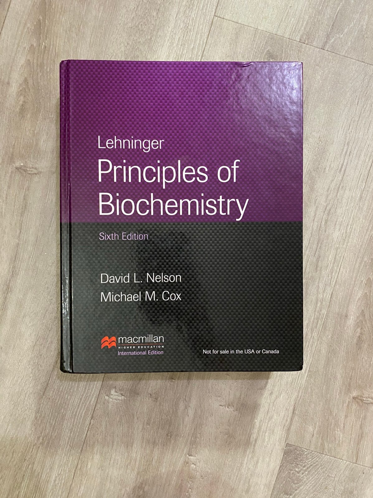Principes de biochimie - Lehninger, Enlèvement, Utilisé, Enseignement supérieur