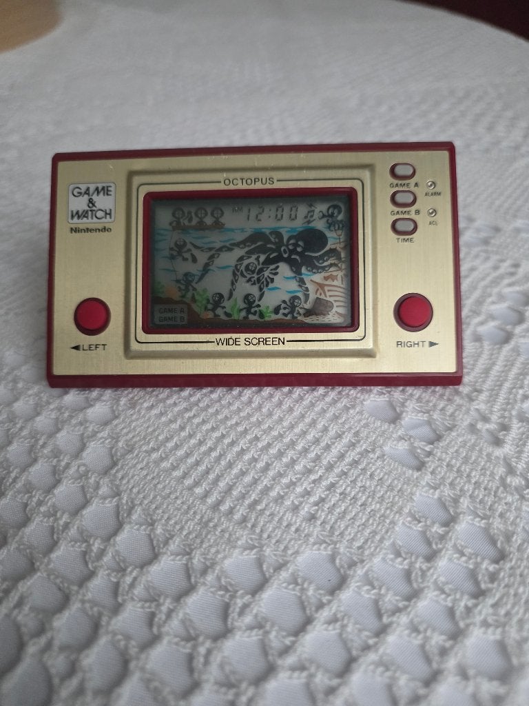Games watch octopus original, Consoles de jeu & Jeux vidéo, 1 joueur, Comme neuf, Enlèvement, Autres genres
