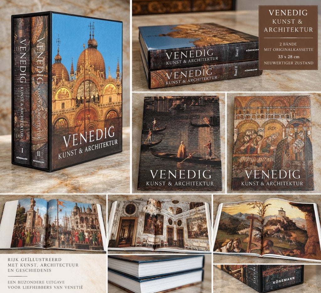 Luxe kunstboeken Venetië – 2 delen, Antiek en Kunst, Object, Ophalen of Verzenden, Set, Papier/karton