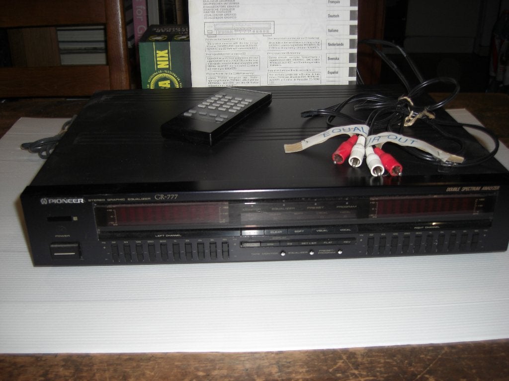 Pioneer GR-777 equalizer, Enlèvement, Utilisé