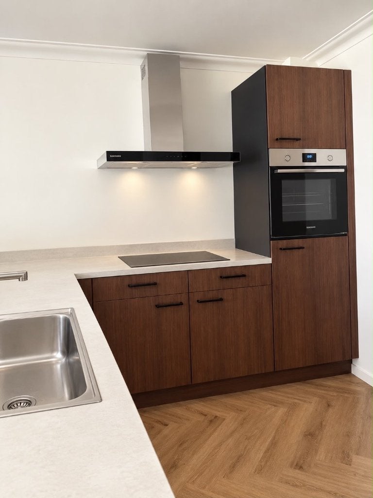 Volledig nieuwe keuken van Ixina, Huis en Inrichting, Ophalen, Bruin, Hoekkeuken, Nieuw