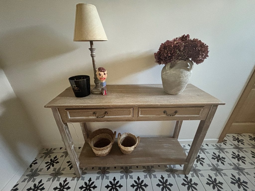 Houten wandtafel, Huis en Inrichting, Ophalen, 100 tot 150 cm, Nieuw, Grenenhout