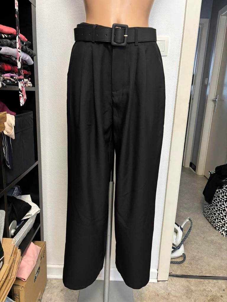 Pantalon habillé noir neuf, Neuf, Taille 38/40 (M), Enlèvement ou Envoi, Longs