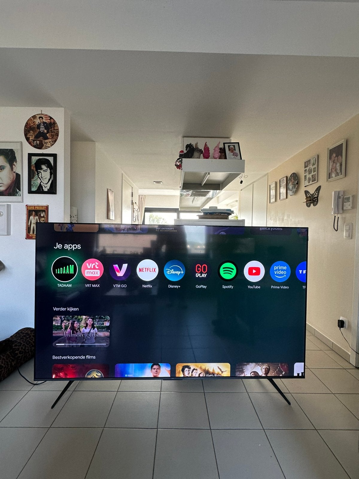 TCL 85 INCH 4K QLED SMART TV, TV, Hi-fi & Vidéo, QLED, Comme neuf, Enlèvement, 4k (UHD)