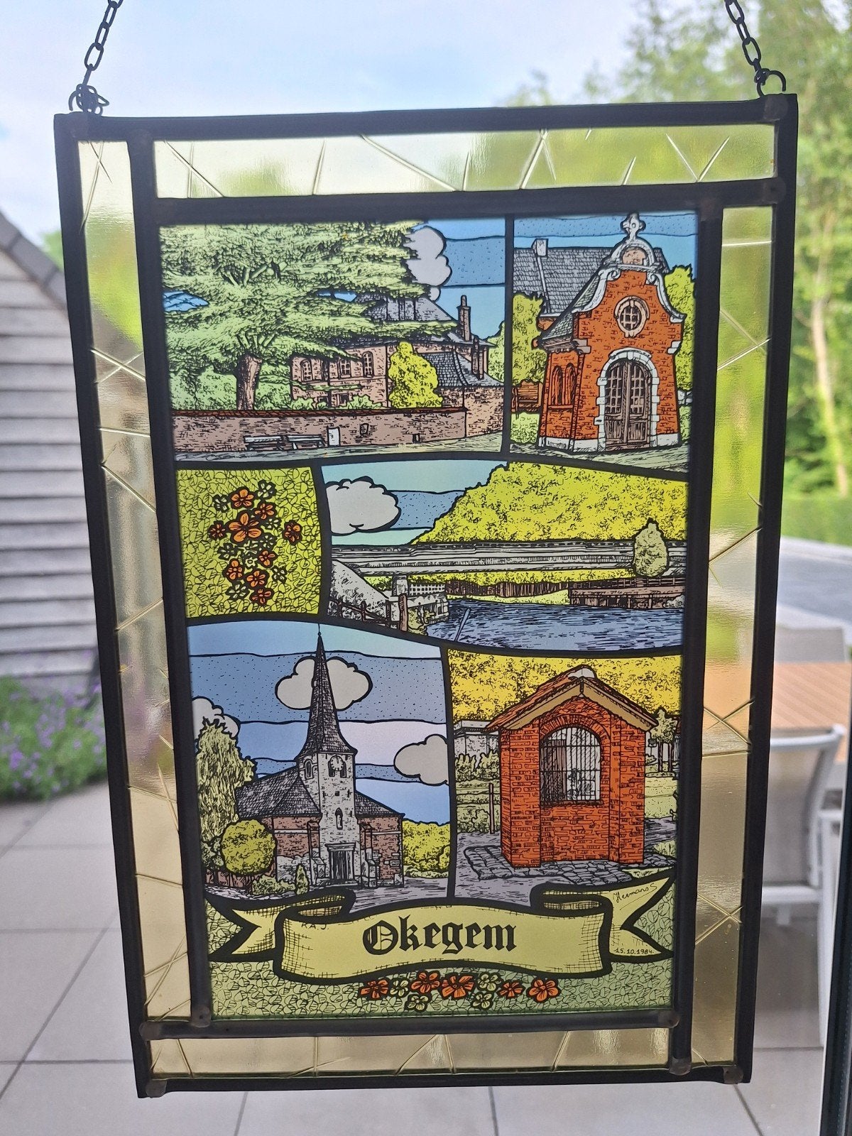 Glasraam Okegem Ninove, Ophalen of Verzenden