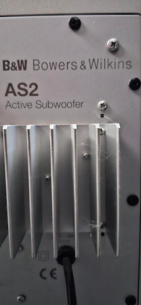 Subwoofer B&W AS2, Enlèvement