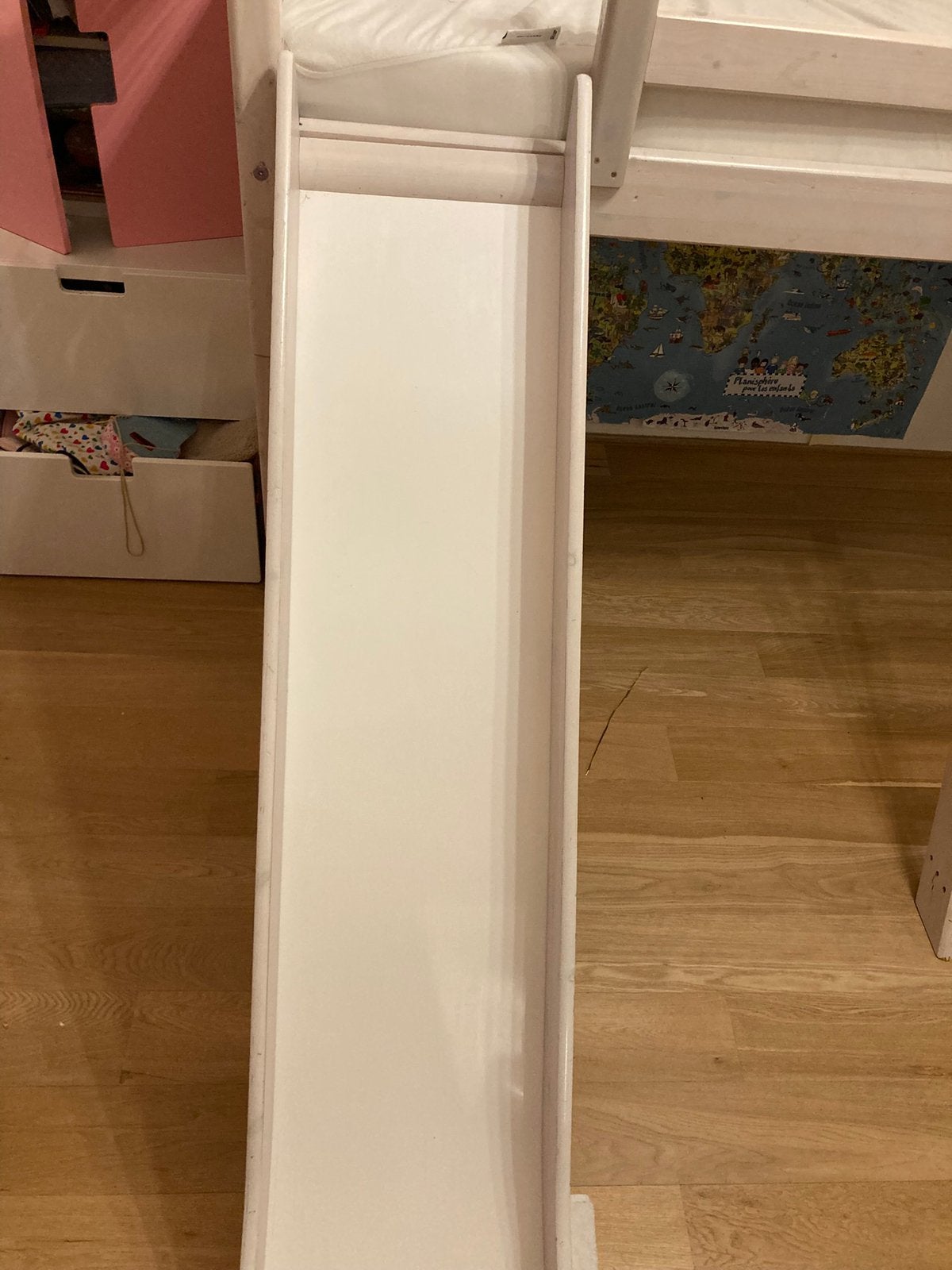 Flexa Tobbogan bed met 2 nieuwe accessoires, Ophalen, Gebruikt, Hoogslaper