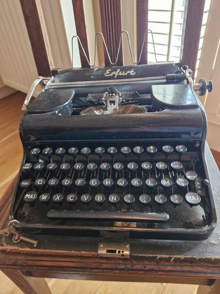 Oude typmachine erfurt. Jaren 30, Antiek en Kunst, Ophalen