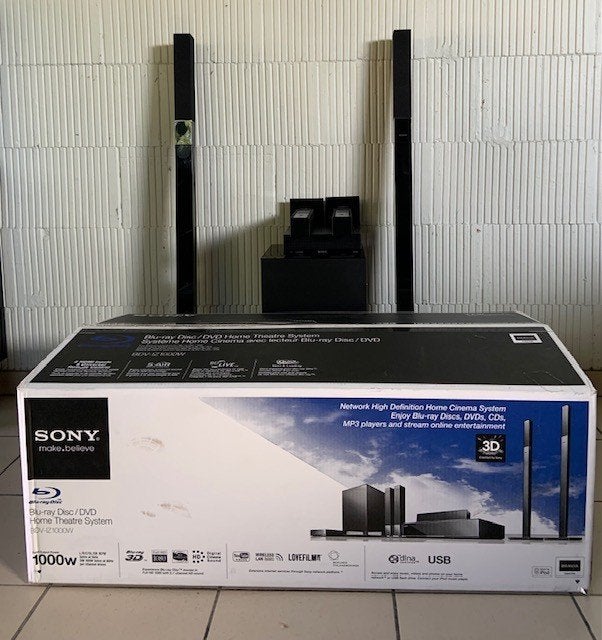 Sony BDV-IZ1000W 7.1 1000W 3D Zwart home cinema-systeem, Lecteur Blu-ray, Enlèvement, Utilisé, Sony
