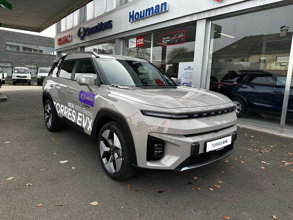 KGM Torres EVX Titanium 100% elektrisch 462km actieradius, Autos, Cuir, Autres modèles, Achat, Euro 6