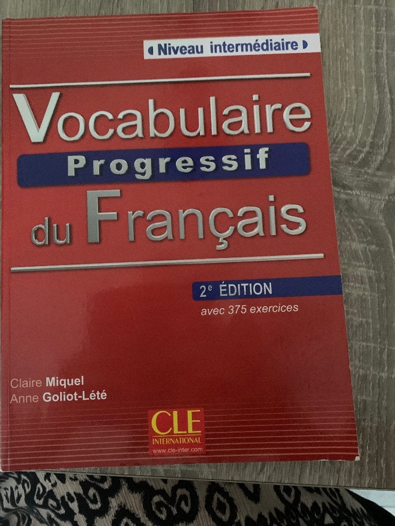 Vocabulaire du Français, Ophalen, Gelezen, Hogeschool, Claire Miquet