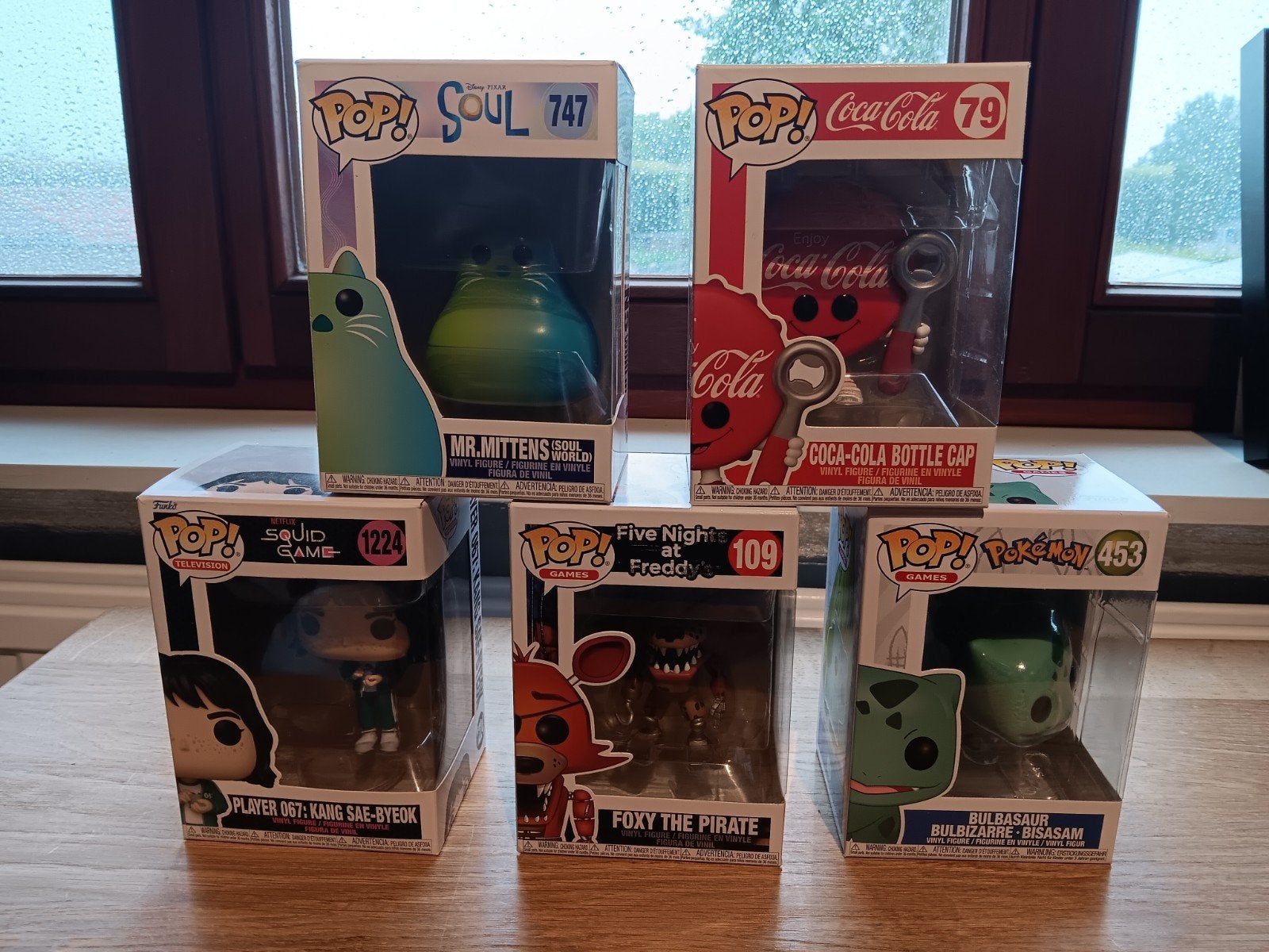 Funko pops Pokémon, Coca cola, Fnaf, squidgame..., Ophalen, Zo goed als nieuw