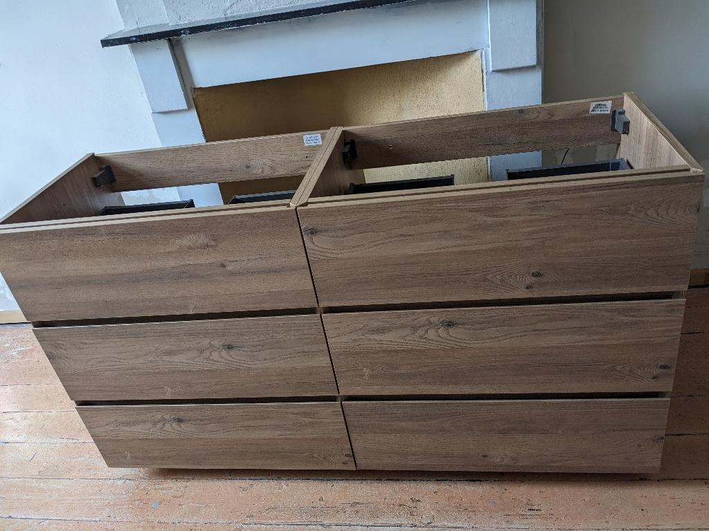 Storke Edge 2 meubles sous-lavabo, Moins de 100 cm, Meuble lavabo, Comme neuf, Enlèvement