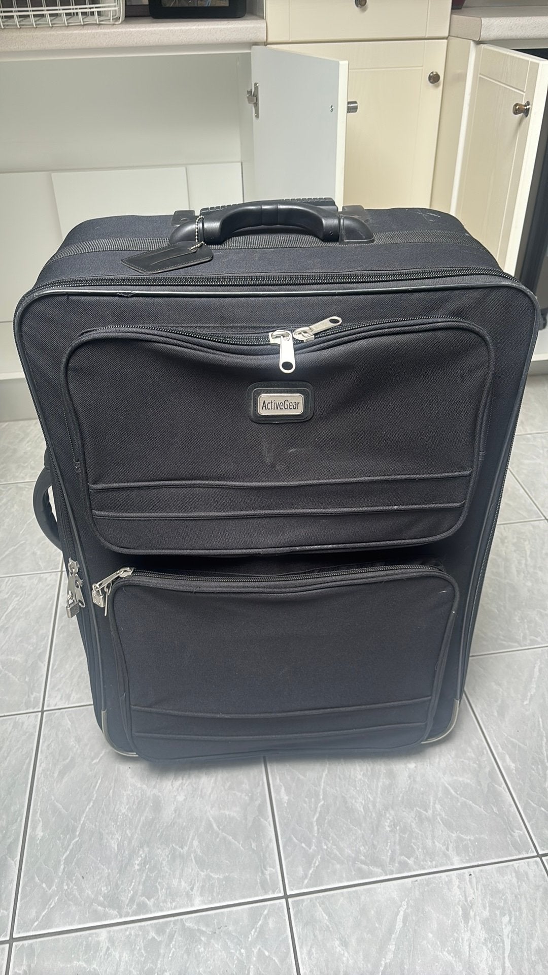 Reiskoffer, Overige materialen, Gebruikt, 45 tot 55 cm, Wieltjes