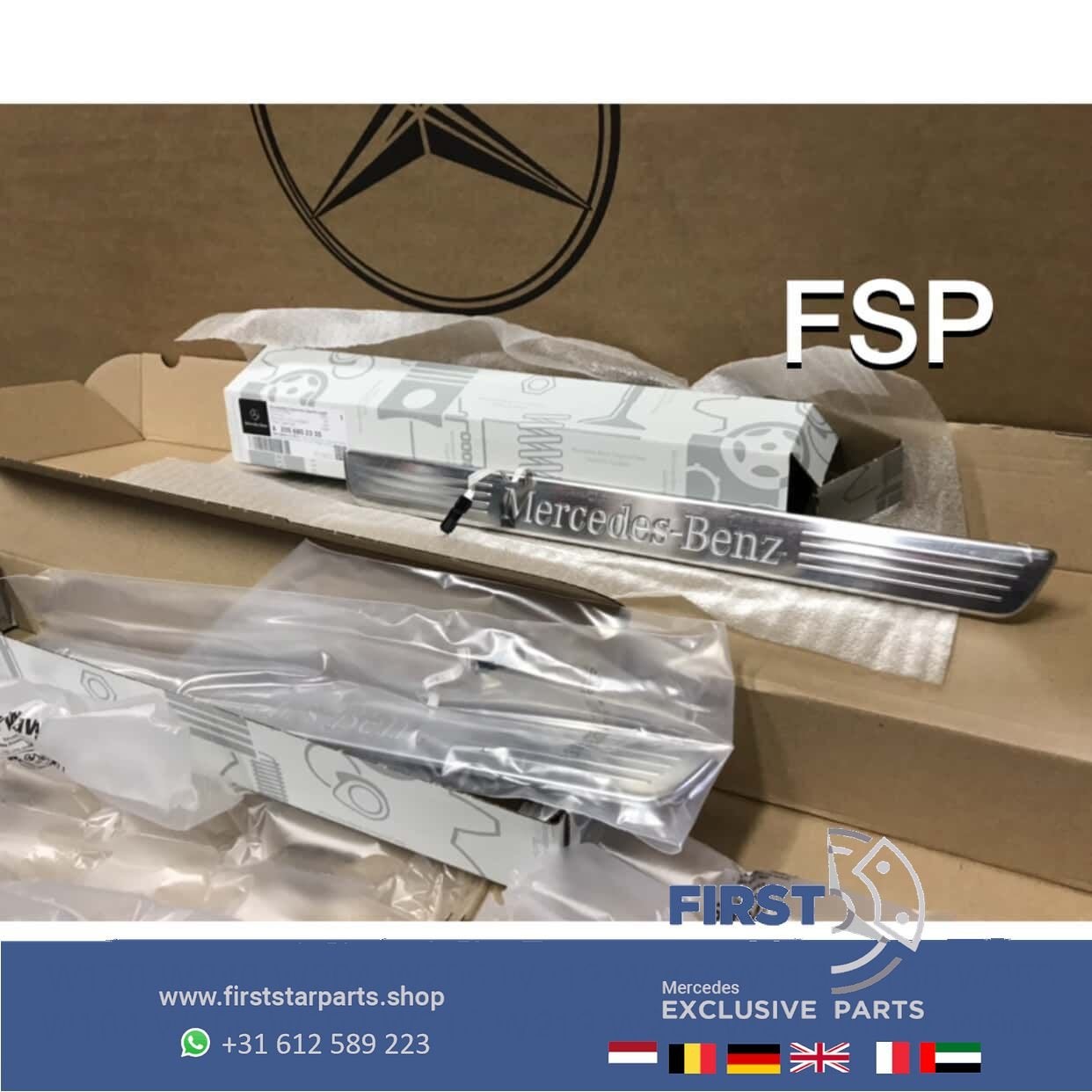 VERLICHTE INSTAPLIJST DORPELLIJST Mercedes W176 W117 W156 W2, Utilisé, -, Gauche, -