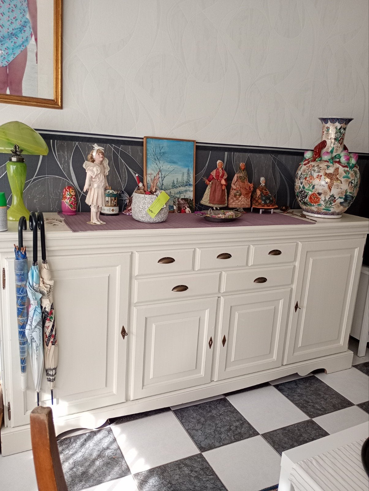 Dressoir blanc, Maison & Meubles, Enlèvement