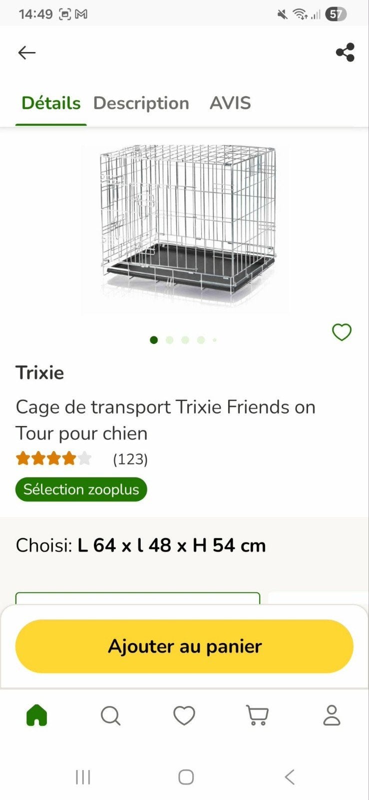 Cage pour chiens, Enlèvement