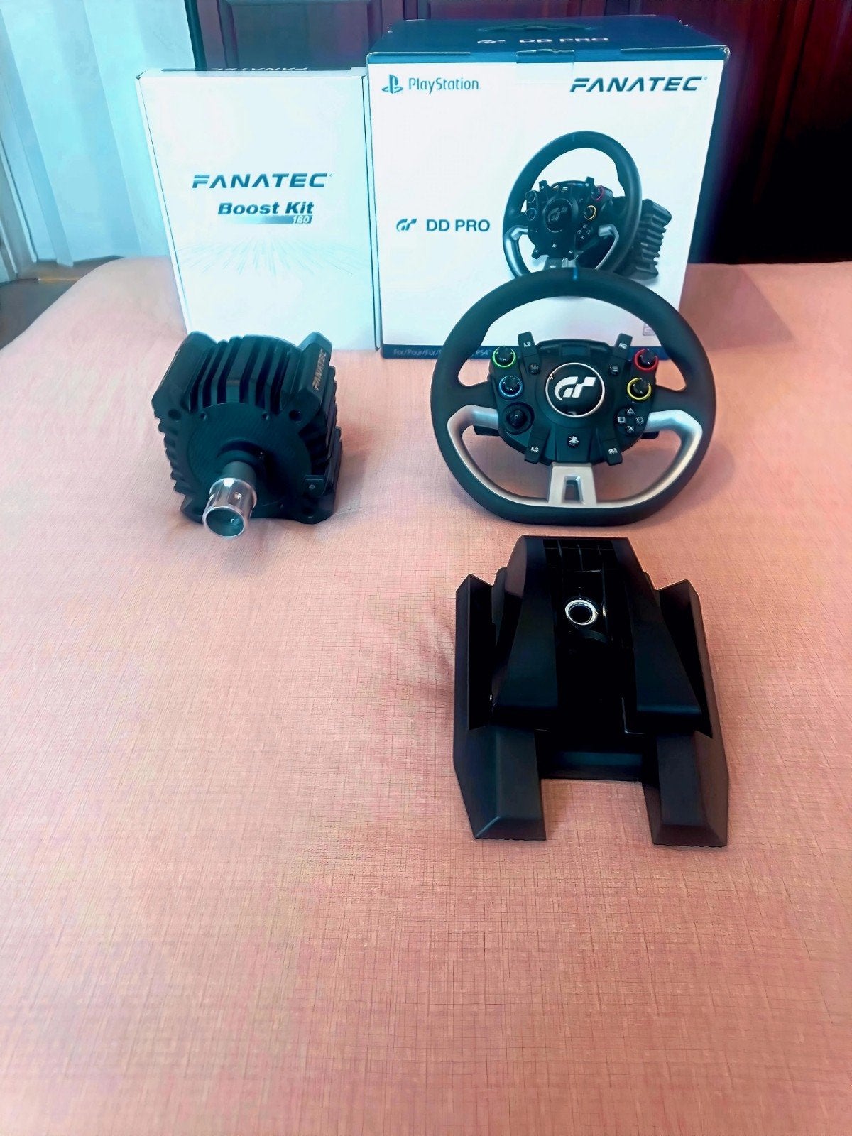 base Fanatec Gt DDpro 8Nm(Ps5 Pc)+ kit palettes magnétiques, Enlèvement