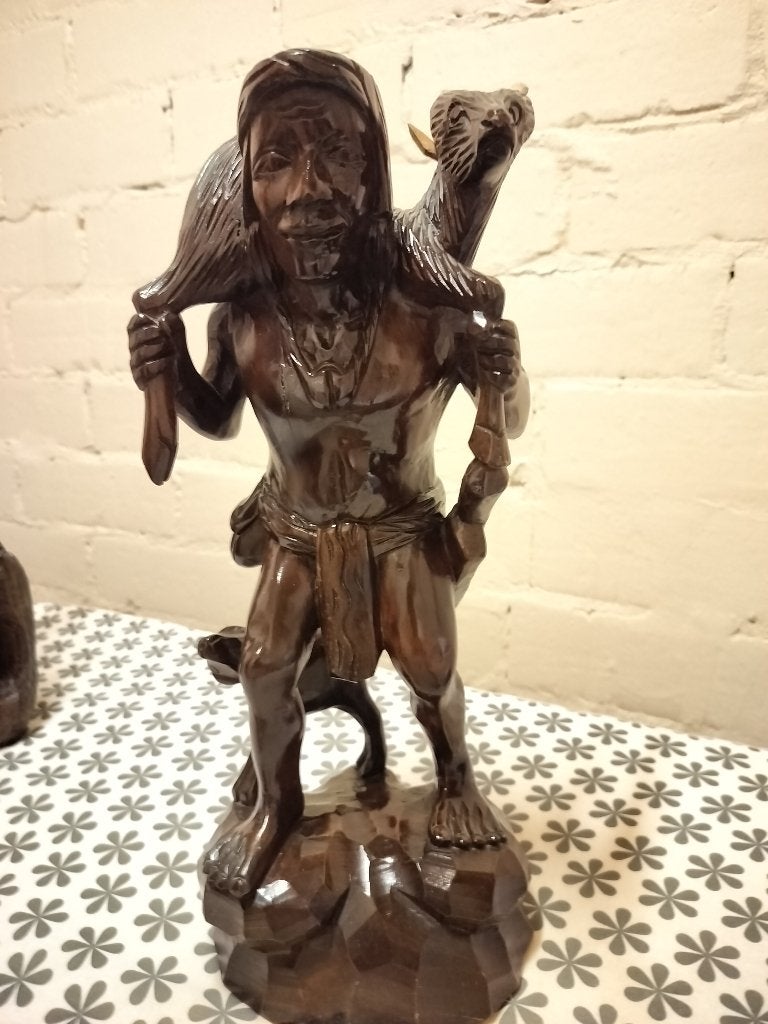 Beeld, Ophalen, Hout, Beeld, 20 - 50 cm