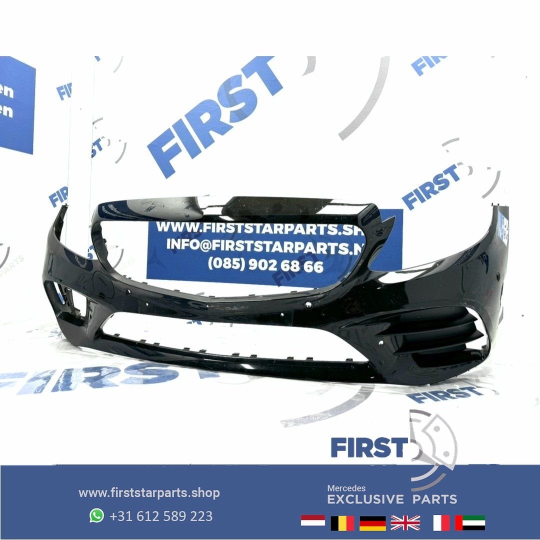 W205 BUMPER Facelift AMG voorbumper Mercedes C Klasse 2019-2, Gebruikt, -, Voor, Ophalen of Verzenden