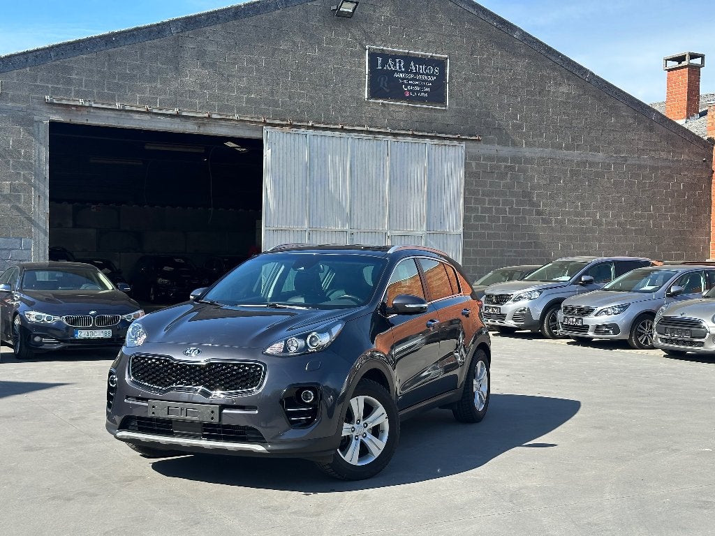 Garantie sans clé Navi-Cam-CC pour Kia Sportage1,6 cc 177 ch, Cuir, Argent ou Gris, Euro 6, Entreprise