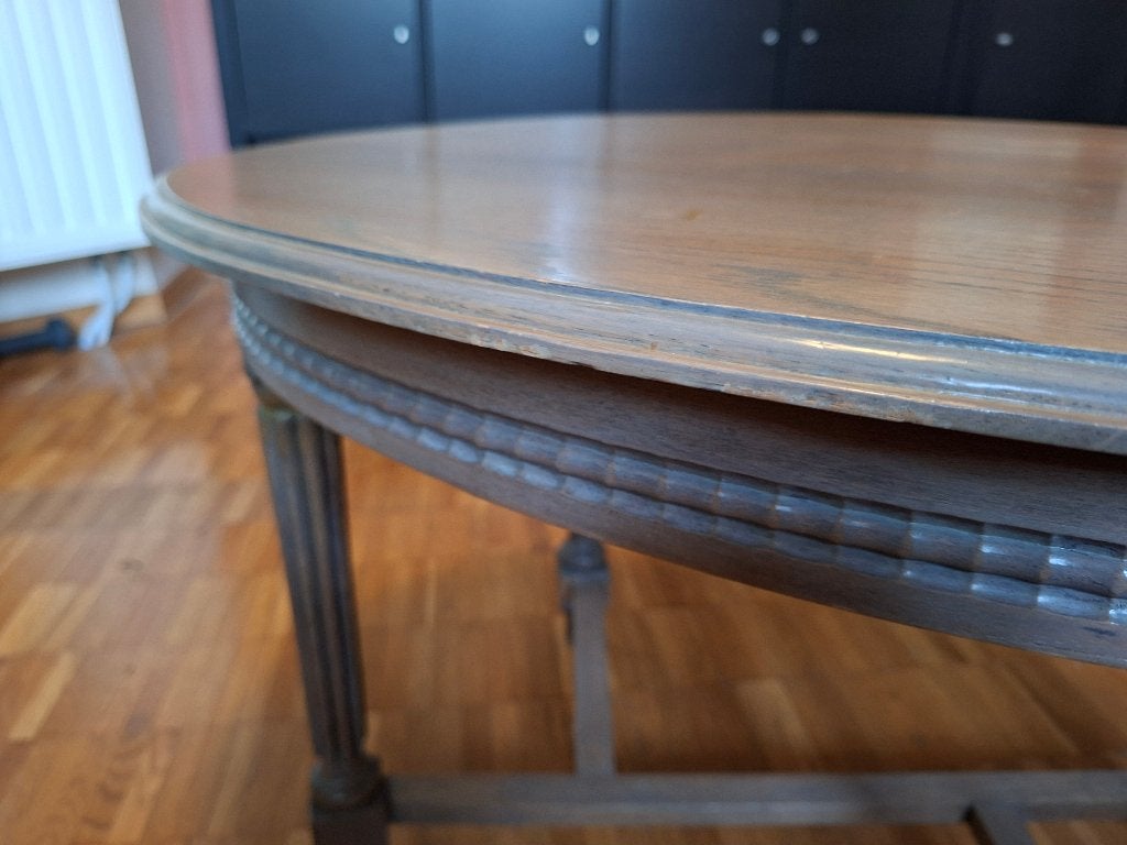 Salontafel, Ophalen, Zo goed als nieuw, Ovaal, Eikenhout
